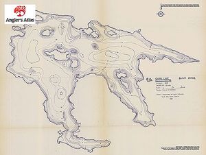 Contour map for Quirke Lake, Ontario