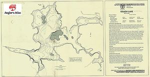 Contour map for Gough Lake, Ontario