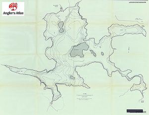 Contour map for Gough Lake, Ontario