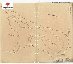 Contour map for Jowsey Lake, Ontario