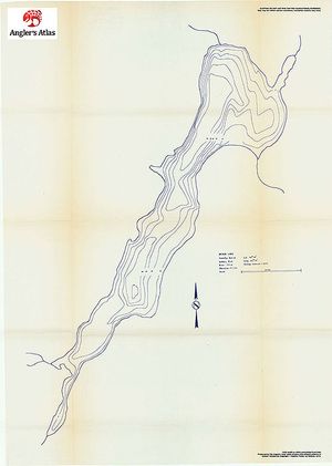 Contour map for Bailey Creek, Ontario