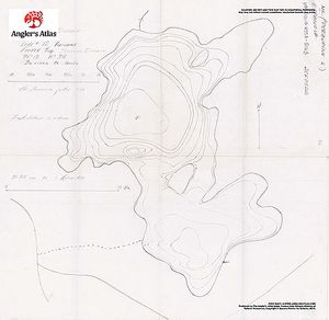 Contour map for Porcupine Lake, Ontario