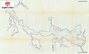 Contour map for Armstrong Lake, Ontario