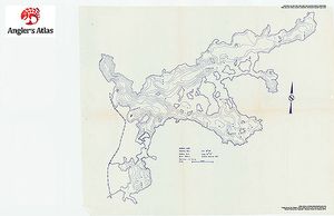 Contour map for Geneva Lake, Ontario