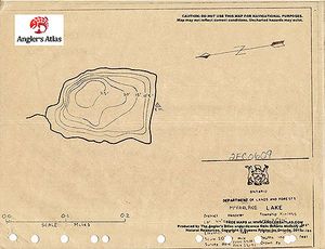 Contour map for McFarlane Lake, Ontario