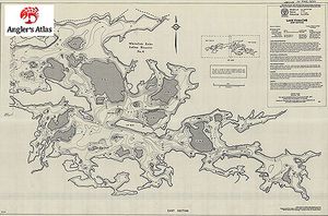 Contour map for Lake Panache, Ontario