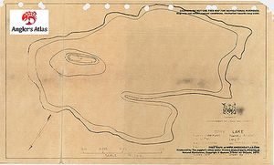 Contour map for Spry Lake, Ontario