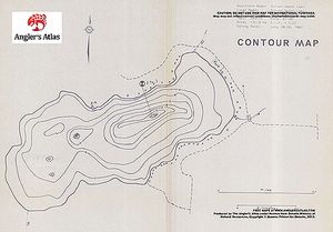 Contour map for Silver Queen Lake, Ontario