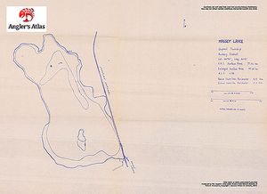 Contour map for Lac St. Jean, Ontario