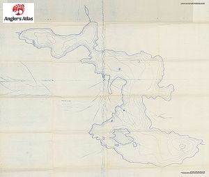 Contour map for Smith Lake, Ontario