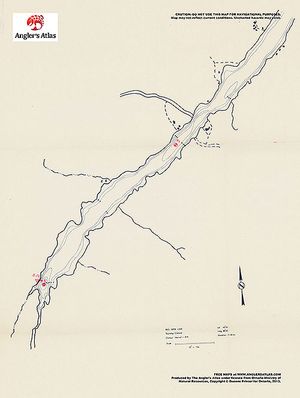 Contour map for Red Deer Lake, Ontario