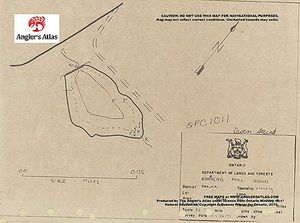 Contour map for Barrhead Creek, Ontario