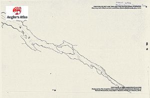 Contour map for Trout Lake, Ontario