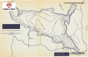 Contour map for Grundy Lake, Ontario