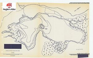 Contour map for Gurd Lake, Ontario