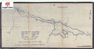 Contour map for Lac Barbotte, Ontario
