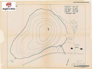 Contour map for Lake Hunger, Ontario