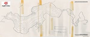 Contour map for Murray Lake, Ontario