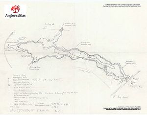 Contour map for Portage Lake, Ontario