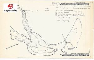 Contour map for Fairy Lake, Ontario