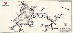 Contour map for Mill Lake, Ontario