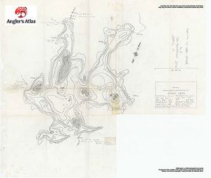 Contour map for Trout Lake, Ontario
