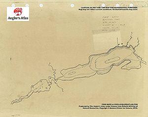 Contour map for Pike Lake, Ontario