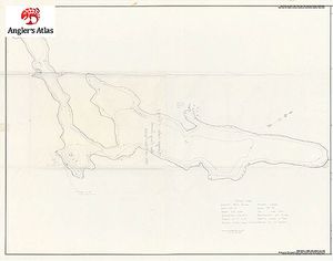 Contour map for Conger Lake, Ontario
