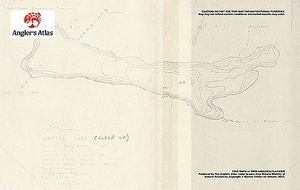 Contour map for Hampel Lake, Ontario
