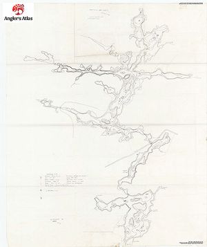 Contour map for Whitestone Lake, Ontario