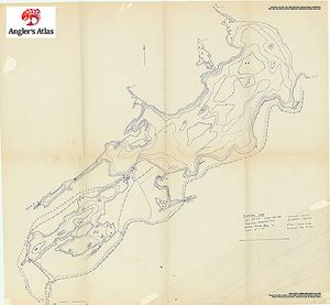 Contour map for Tomiko Lake, Ontario