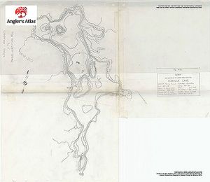 Contour map for Isabella Lake, Ontario