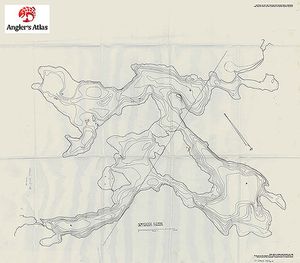 Contour map for McCrae Lake, Ontario