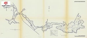 Contour map for Marten Lake, Ontario