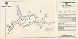Contour map for Cassels Lake, Ontario