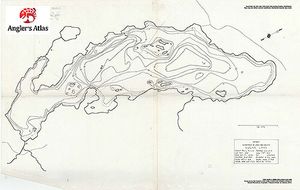 Contour map for Sugar Lake, Ontario