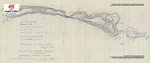 Contour map for Pickerel Lake, Ontario