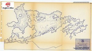 Contour map for Gloucester Pool, Ontario