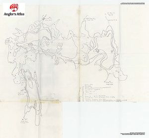 Contour map for Horn Lake, Ontario