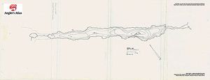 Contour map for Narrow Lake, Ontario