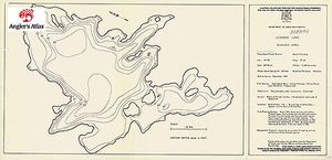 Contour map for Leonard Lake, Ontario