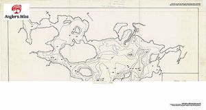 Contour map for Hunters Bay, Ontario