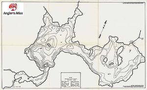 Contour map for Smyth Lake, Ontario