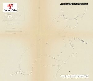 Contour map for Mink Lake, Ontario