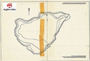 Contour map for Musselman Lake, Ontario