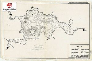 Contour map for Fairy Lake, Ontario