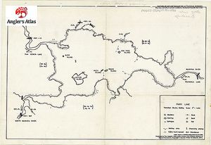 Contour map for Fairy Lake, Ontario