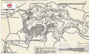 Contour map for Fairy Lake, Ontario
