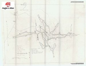 Contour map for Riley Lake, Ontario