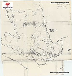 Contour map for Wood Lake, Ontario